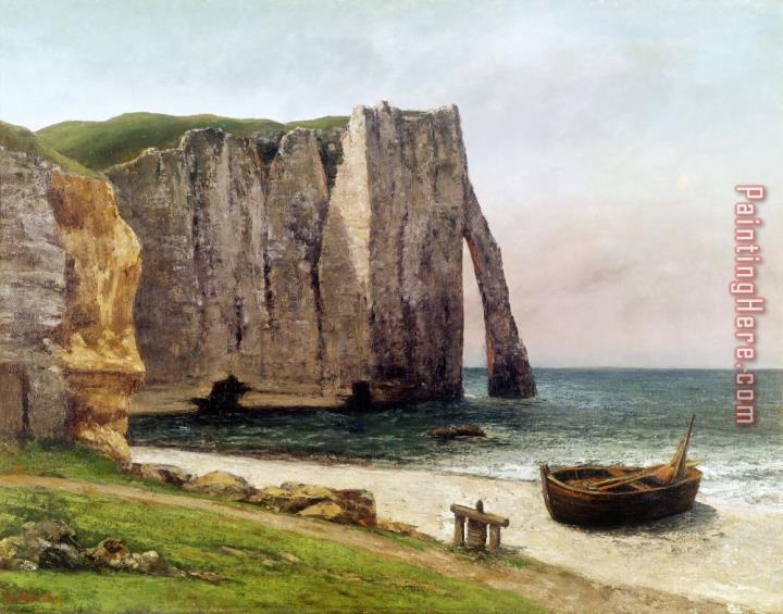 Gustave Courbet The Cliffs at Etretat